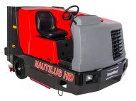 Nautilus High Dump - 45" Rider, LP Powered Scrubber/Sweeper with Side Sweep and High Dump