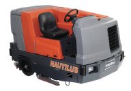 Nautilus Low Dump LPG 45C - 45" LP Powered Rider Floor Scrubber with Cylindrical Scrub Deck